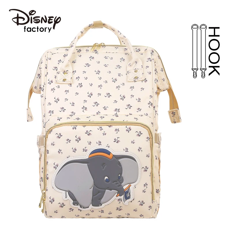 Disney Dumbo Mummy Diaper Bag Large Capacity Nappy Bag Baby Stroller Backpack Waterproof Travel Backpack For Mom 1Pair Free Hook
Disney Dumbo Mummy Diaper Bag Large Capacity Nappy Bag Baby Stroller Backpack Waterproof Travel Backpack For Mom 1Pair Free Hook