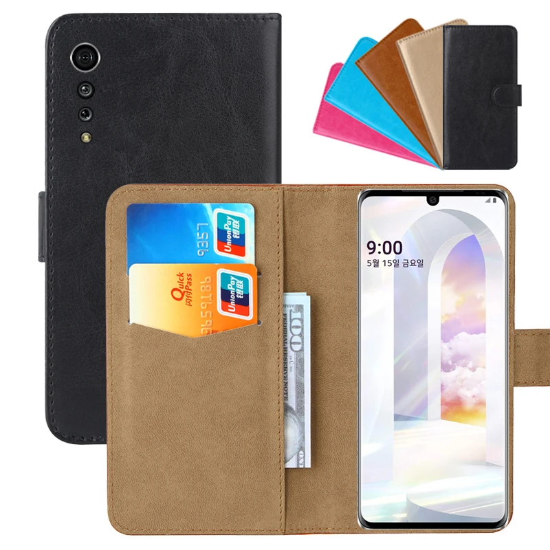 Luxury Wallet Case For LG Velvet PU Leather Retro Flip Cover Magnetic Fashion Cases Strap
Luxury Wallet Case For LG Velvet PU Leather Retro Flip Cover Magnetic Fashion Cases Strap