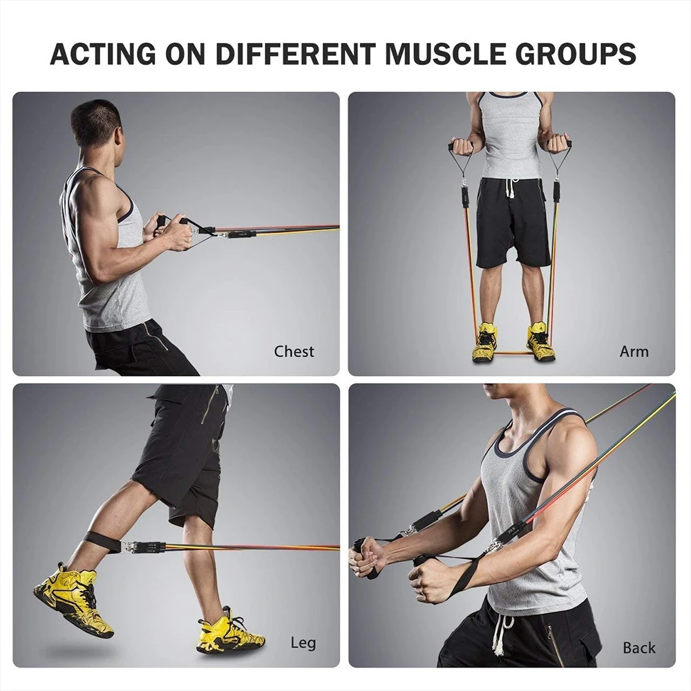 Tension Band Fitness Pull Rope Muscle Training Equipment Puller Removable Emulsion 11pcs Stretch Arm Apparatus Practical
Tension Band Fitness Pull Rope Muscle Training Equipment Puller Removable Emulsion 11pcs Stretch Arm Apparatus Practical