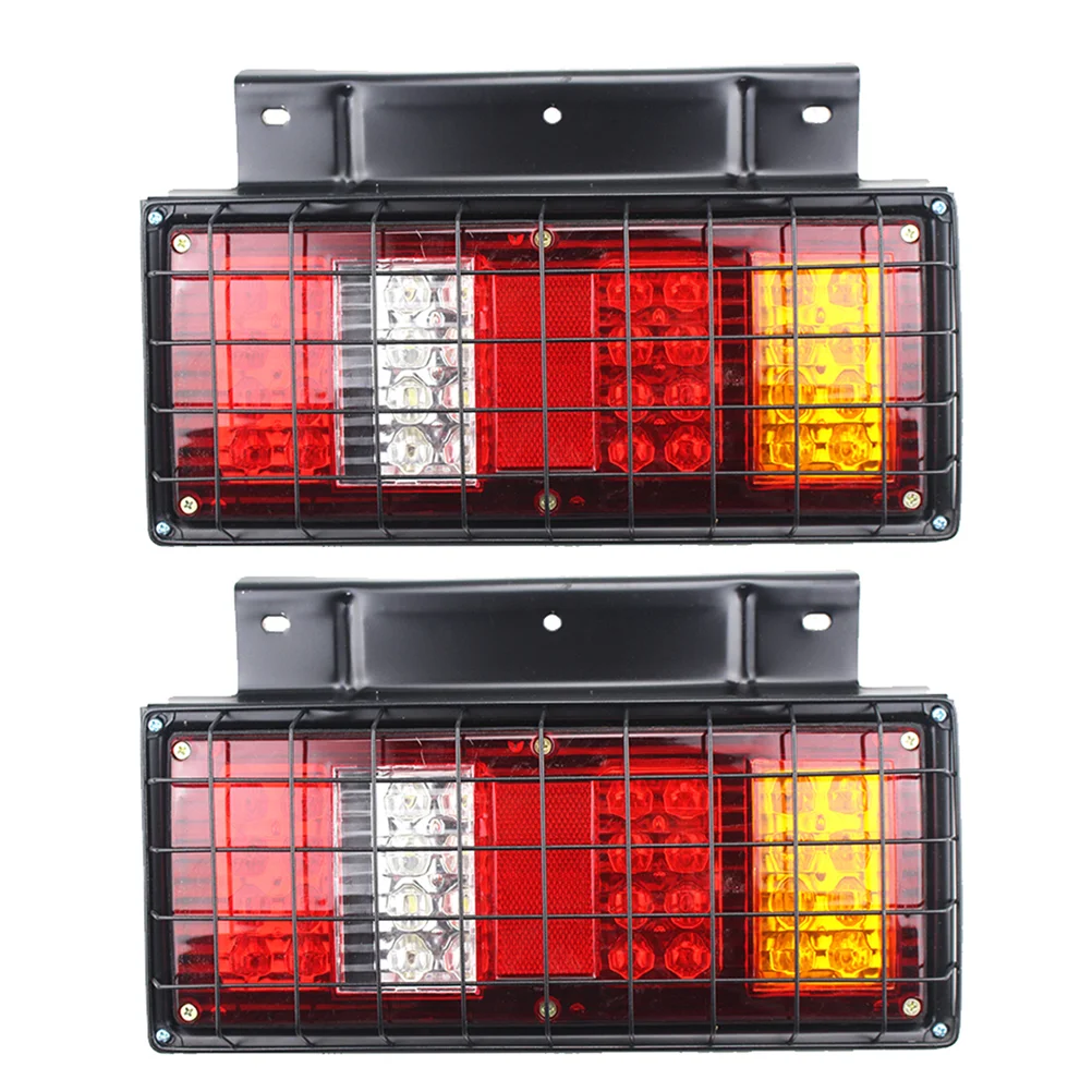 2 PCS 32-LED 12V Multi-functional Tail Lights with Iron Net for Truck Trailer Caravan
2 PCS 32-LED 12V Multi-functional Tail Lights with Iron Net for Truck Trailer Caravan