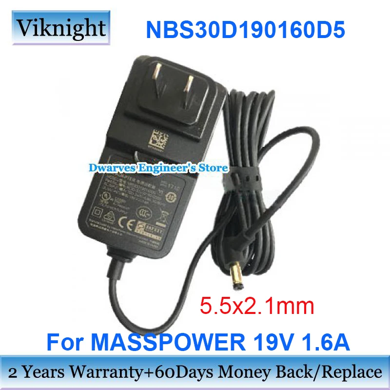 Оригинальный адаптер переменного тока NBS30D190160D5, макс. мощность, 19 в, 1,6 А, 30 Вт, стандартное зарядное устройство для игровой колонки
Оригинальный адаптер переменного тока NBS30D190160D5, макс. мощность, 19 в, 1,6 А, 30 Вт, стандартное зарядное устройство для игровой колонки