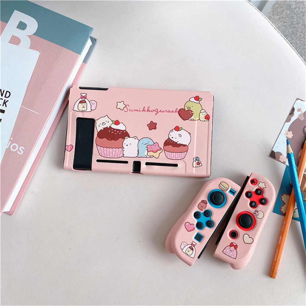Creative Pink Corner Cake Handle Game Console Shell for Switch Cute Cartoon Creature Split Type Protective Soft Cover Accessory
Creative Pink Corner Cake Handle Game Console Shell for Switch Cute Cartoon Creature Split Type Protective Soft Cover Accessory