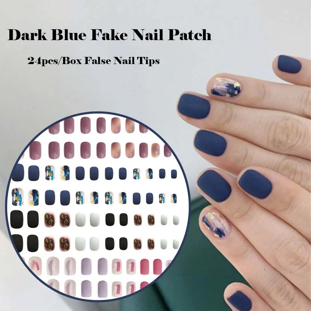 24pcs Purple Smudges False Nails Short Paragraph Nail Stickers Removable Manicure Patch DIY Artificial Fake Nails With Glue
24pcs Purple Smudges False Nails Short Paragraph Nail Stickers Removable Manicure Patch DIY Artificial Fake Nails With Glue