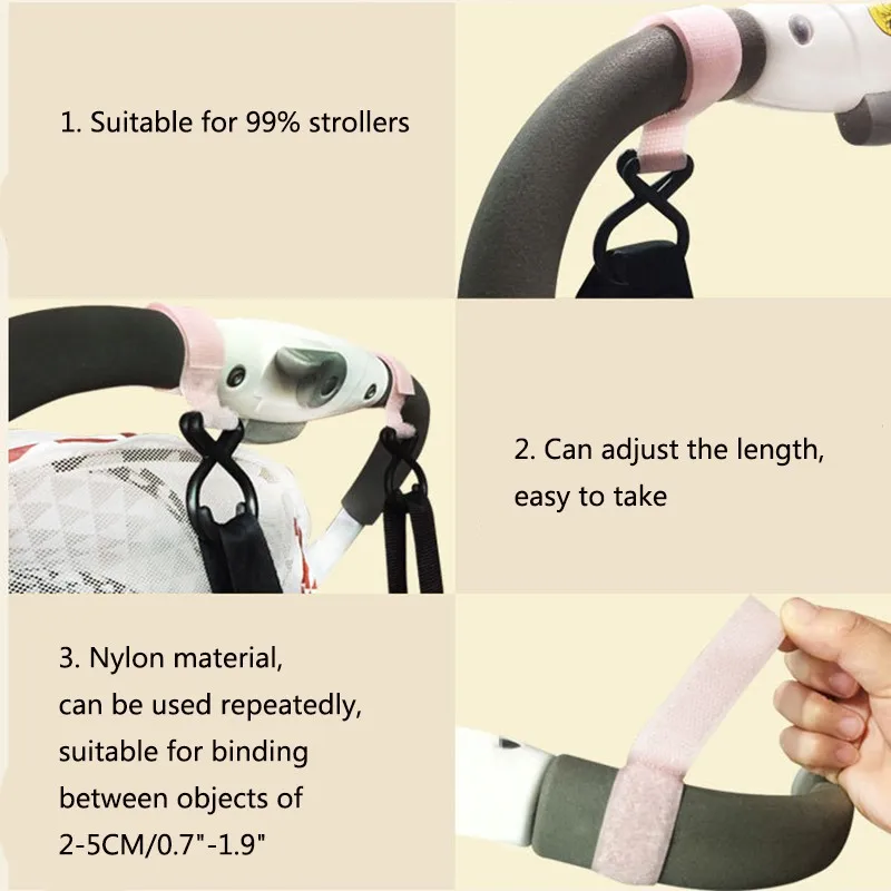ZZ-Multi Purpose Stroller Carabiner Holders Clip Hanger For Baby Diaper Bags Groceries Clothing
ZZ-Multi Purpose Stroller Carabiner Holders Clip Hanger For Baby Diaper Bags Groceries Clothing