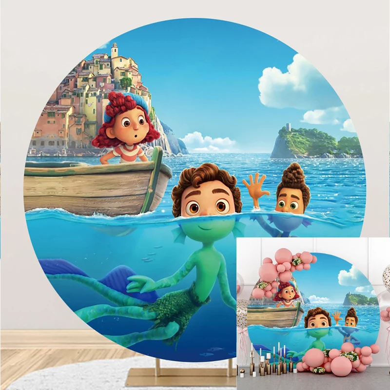 Круглый эластичный фон для фотосъемки с изображением морской воды
Круглый эластичный фон для фотосъемки с изображением морской воды