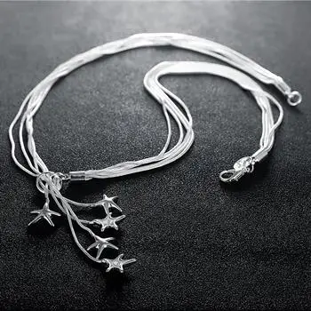 Tai Chi Hanging Star Necklace 18 Inch Simple Star Silver Necklace N091 LKNSPCN091
Tai Chi Hanging Star Necklace 18 Inch Simple Star Silver Necklace N091 LKNSPCN091