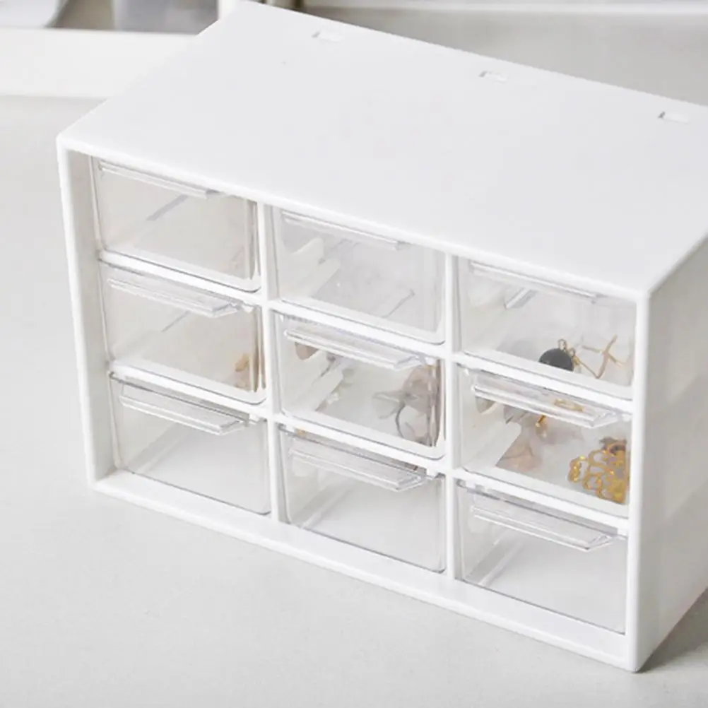 Dustproof Storage Box 9 Grids Desktop Transparent Household Drawer Storage Box Stationery Jewelry Cosmetics Storage Box
Dustproof Storage Box 9 Grids Desktop Transparent Household Drawer Storage Box Stationery Jewelry Cosmetics Storage Box