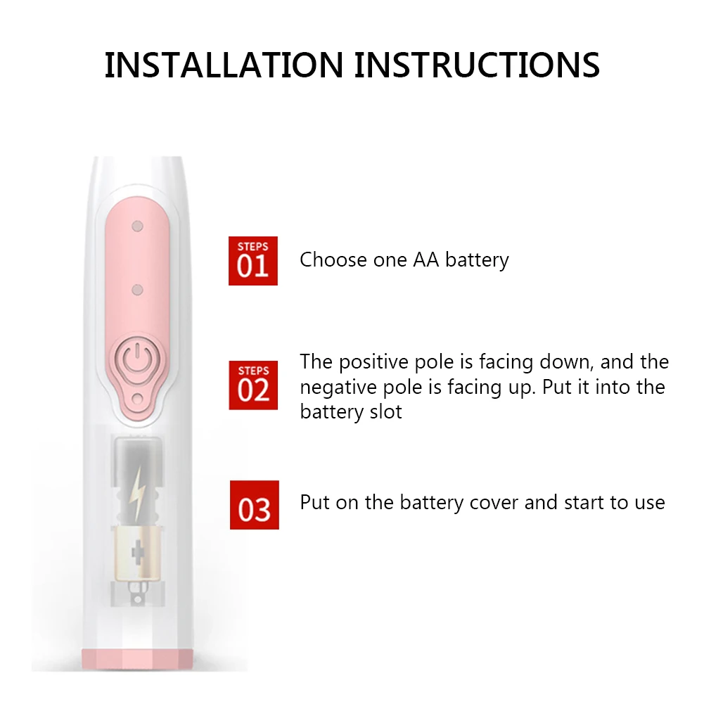Electric Toothbrush Remove Battery Tooth Brush Waterproof Operated Precision Clean No Rechargeable Teeth Brush tooth Heads Set
Electric Toothbrush Remove Battery Tooth Brush Waterproof Operated Precision Clean No Rechargeable Teeth Brush tooth Heads Set