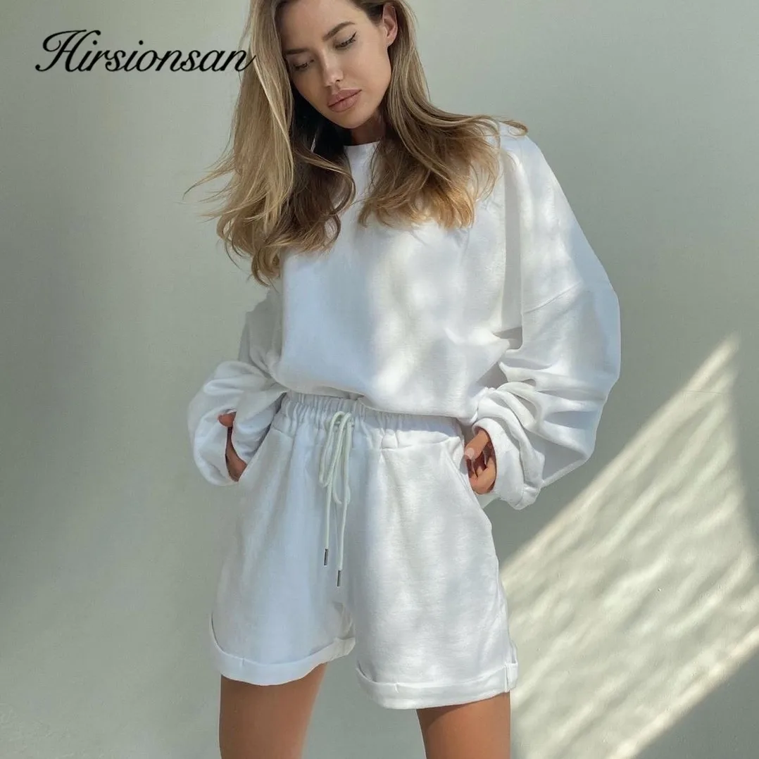 Комплект Спортивный женский из двух предметов, Свободный Топ и короткие штаны, однотонный, осень 2020
Комплект Спортивный женский из двух предметов, Свободный Топ и короткие штаны, однотонный, осень 2020