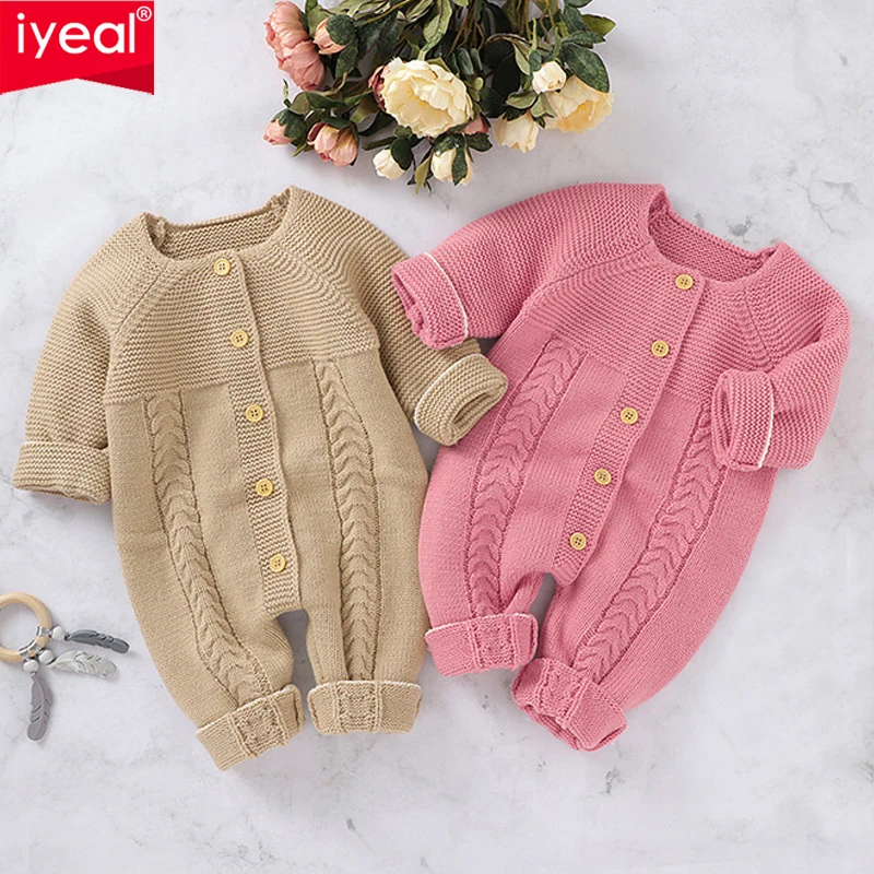IYEAL Newborn Baby Girls Boys Cotton Knitted Sweater Romper Baby Clothes Toddler Rompers Infant Baby Boys Jumpsuit Overalls
IYEAL Newborn Baby Girls Boys Cotton Knitted Sweater Romper Baby Clothes Toddler Rompers Infant Baby Boys Jumpsuit Overalls