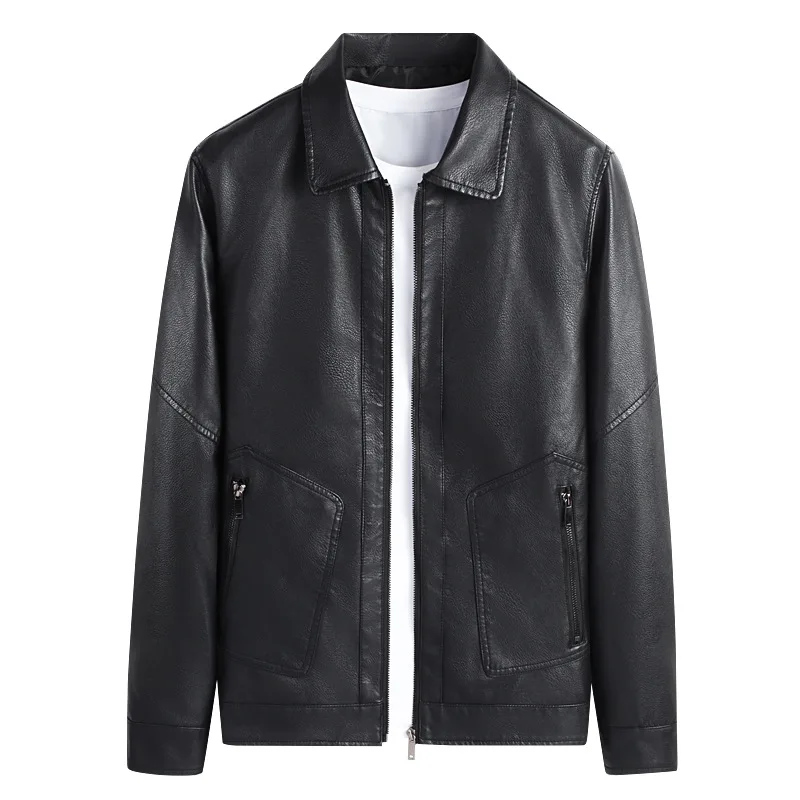 Autumn Mens Fashion PU Leather Jacket Slim Thin Motorcycle Jacket Oversized Faux Leather Zip Up Jackets Men Black Brown Coat 4xl
Autumn Mens Fashion PU Leather Jacket Slim Thin Motorcycle Jacket Oversized Faux Leather Zip Up Jackets Men Black Brown Coat 4xl