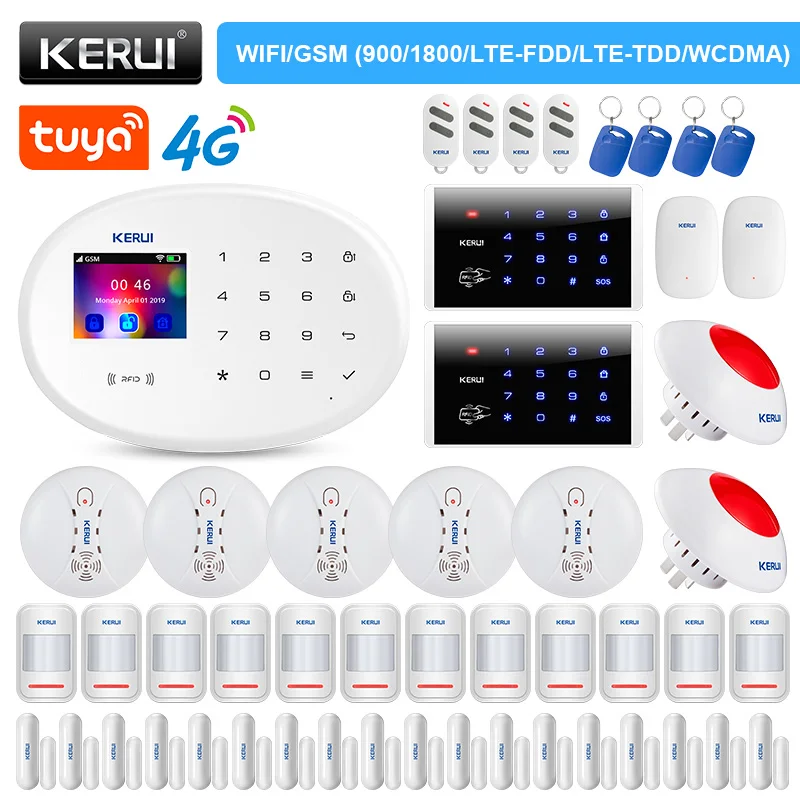 KERUI W20 система сигнализации WIFI GSM 4G домашняя сигнализация Безопасность Tuya умное приложение удаленное беспроводное сирена датчик движения Де...
KERUI W20 система сигнализации WIFI GSM 4G домашняя сигнализация Безопасность Tuya умное приложение удаленное беспроводное сирена датчик движения Де...