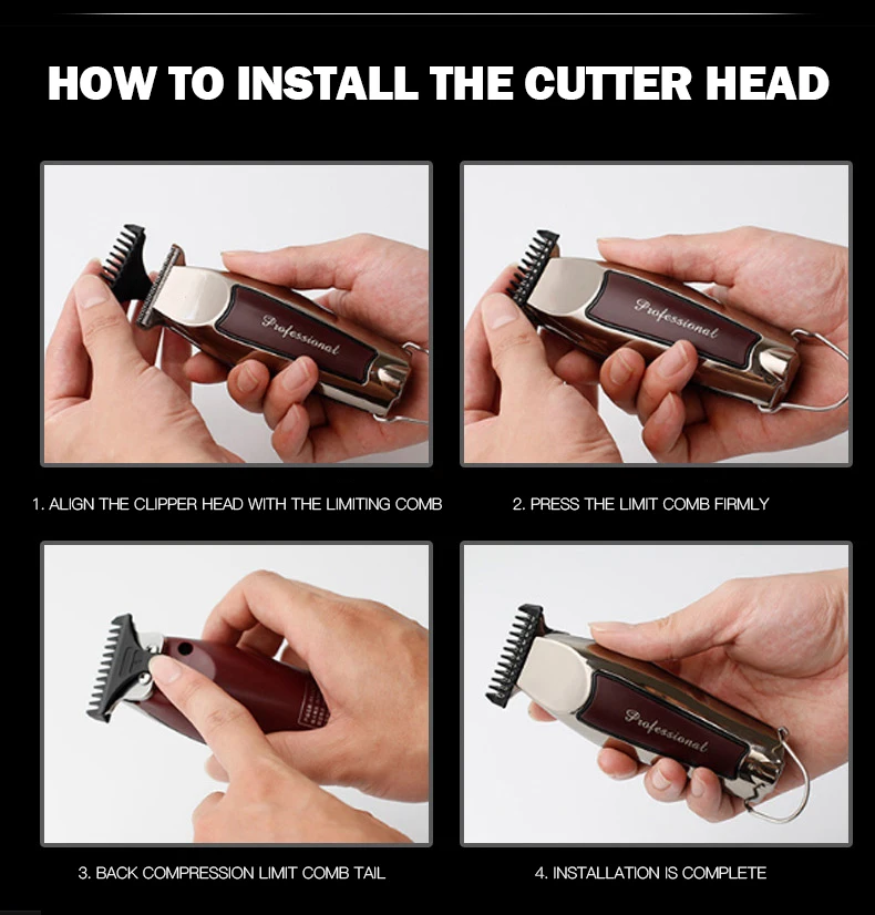 Cord Cordless Hair Trimmer Professional Men Electric Hair Clipper Beard Hair Cutting Machine Pivot Edge Outlines Detail Trimer 
Cord Cordless Hair Trimmer Professional Men Electric Hair Clipper Beard Hair Cutting Machine Pivot Edge Outlines Detail Trimer