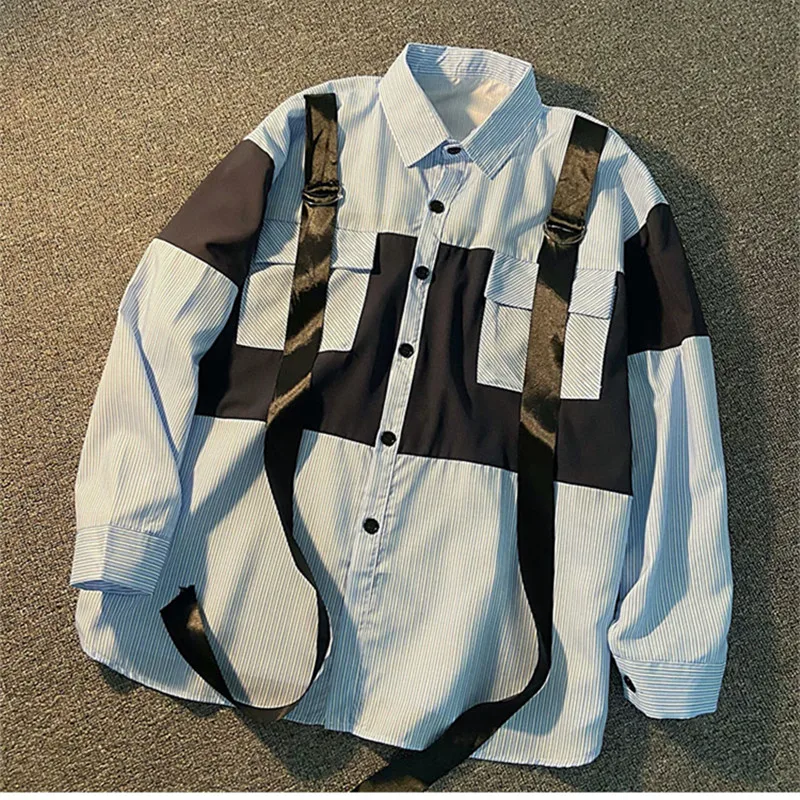 2022 Spring New Harajuku Women Loose Chic Shirts Fashion Vintage Polo Collar Patchwork Girl Streetwear Female Casual Tops Ins
2022 Spring New Harajuku Women Loose Chic Shirts Fashion Vintage Polo Collar Patchwork Girl Streetwear Female Casual Tops Ins