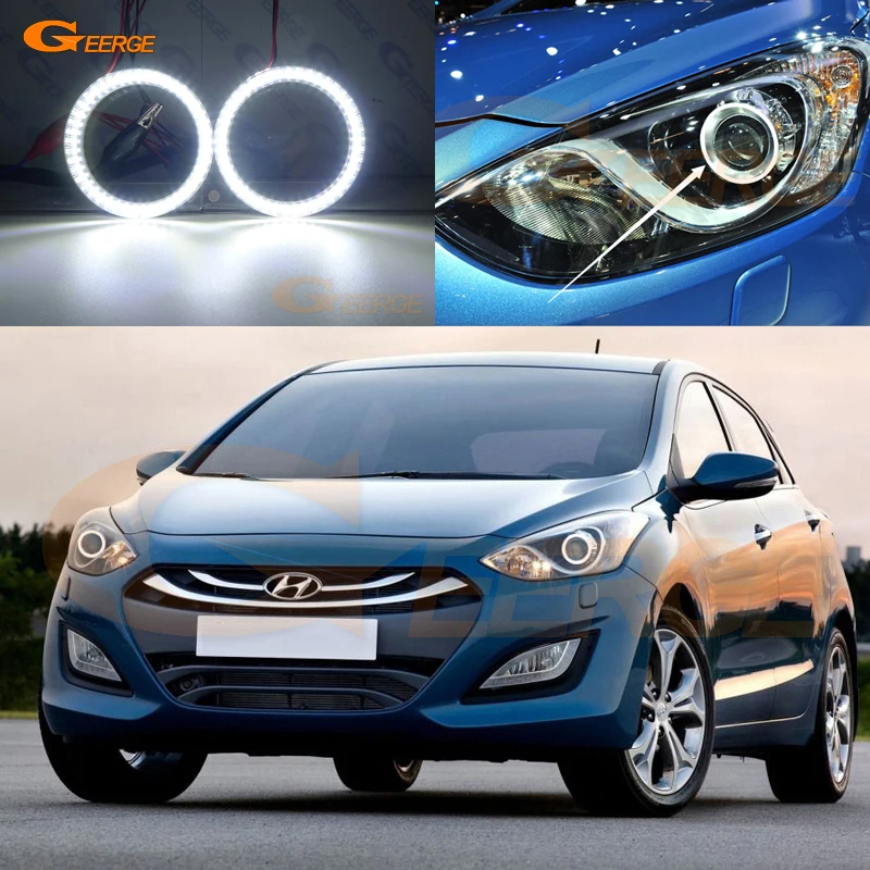 Для HYUNDAI I30 GD 2011 2012 2013 2014 2015 2016 прожекторный головной светильник ультра яркий SMD