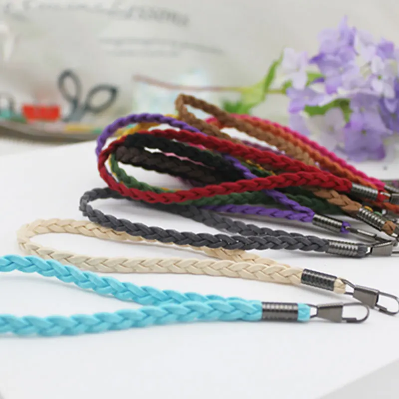 Fashion Colorful Bag Strap Small Bag Accessory Narrow Shoulder Strap Replacement Weave Handbag Handles Braided Handle Bag Belts
Fashion Colorful Bag Strap Small Bag Accessory Narrow Shoulder Strap Replacement Weave Handbag Handles Braided Handle Bag Belts