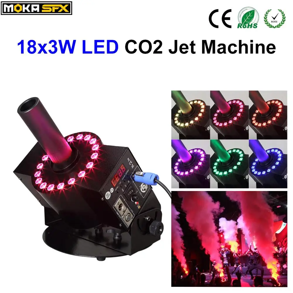 250w Co2 Jet with RGB LEDs CO2 cold fog machine for Special Effects stage Disco Night club DJ party
250w Co2 Jet with RGB LEDs CO2 cold fog machine for Special Effects stage Disco Night club DJ party