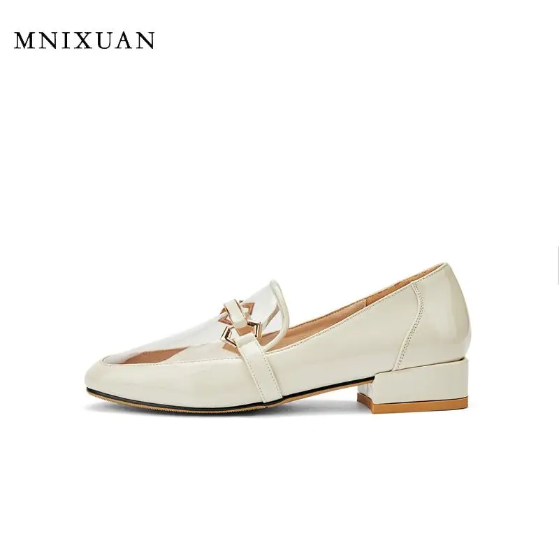 MNIXUAN Handmade women pumps shoes 2020 spring new round toe transparent casual ladies clear medium block heel shoes big size 13
MNIXUAN Handmade women pumps shoes 2020 spring new round toe transparent casual ladies clear medium block heel shoes big size 13