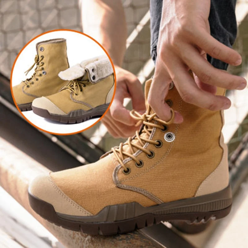 Winter High Top Fold Plus Velvet Warm Breathable Outdoor Canvas Work Martin BootsShoes Retro Non-slip Desert Shoes Plus Size
Winter High Top Fold Plus Velvet Warm Breathable Outdoor Canvas Work Martin BootsShoes Retro Non-slip Desert Shoes Plus Size