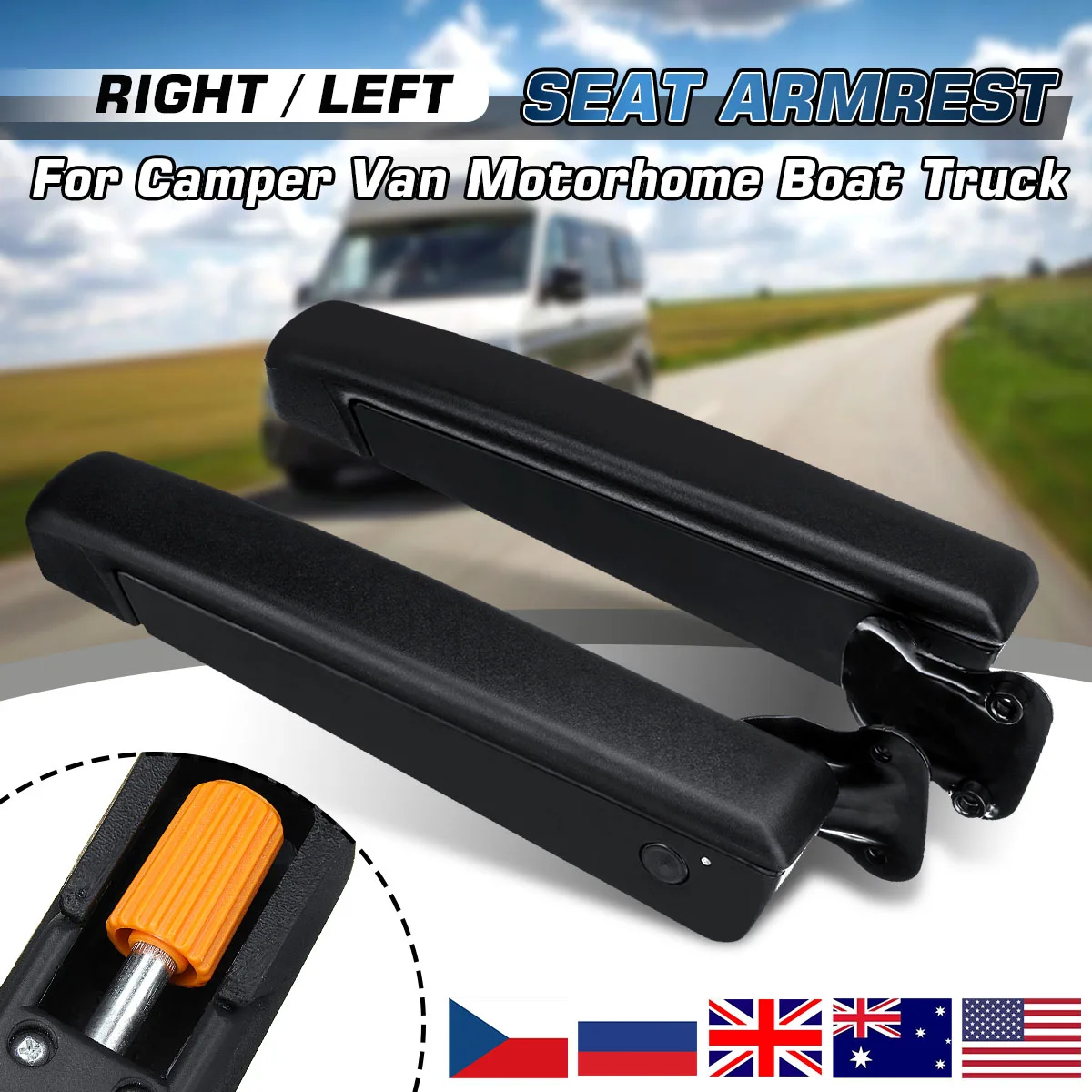Universal Adjustable Car RV Seat Armrest Hand Rest Holder Arm Support For Camper Van Motorhome Boat Truck Bus
Universal Adjustable Car RV Seat Armrest Hand Rest Holder Arm Support For Camper Van Motorhome Boat Truck Bus