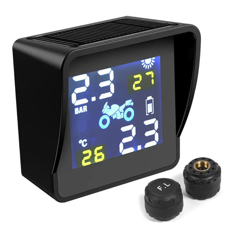 VODOOL USB зарядка на солнечной батарее для мотоцикла TPMS шины скутер контроль