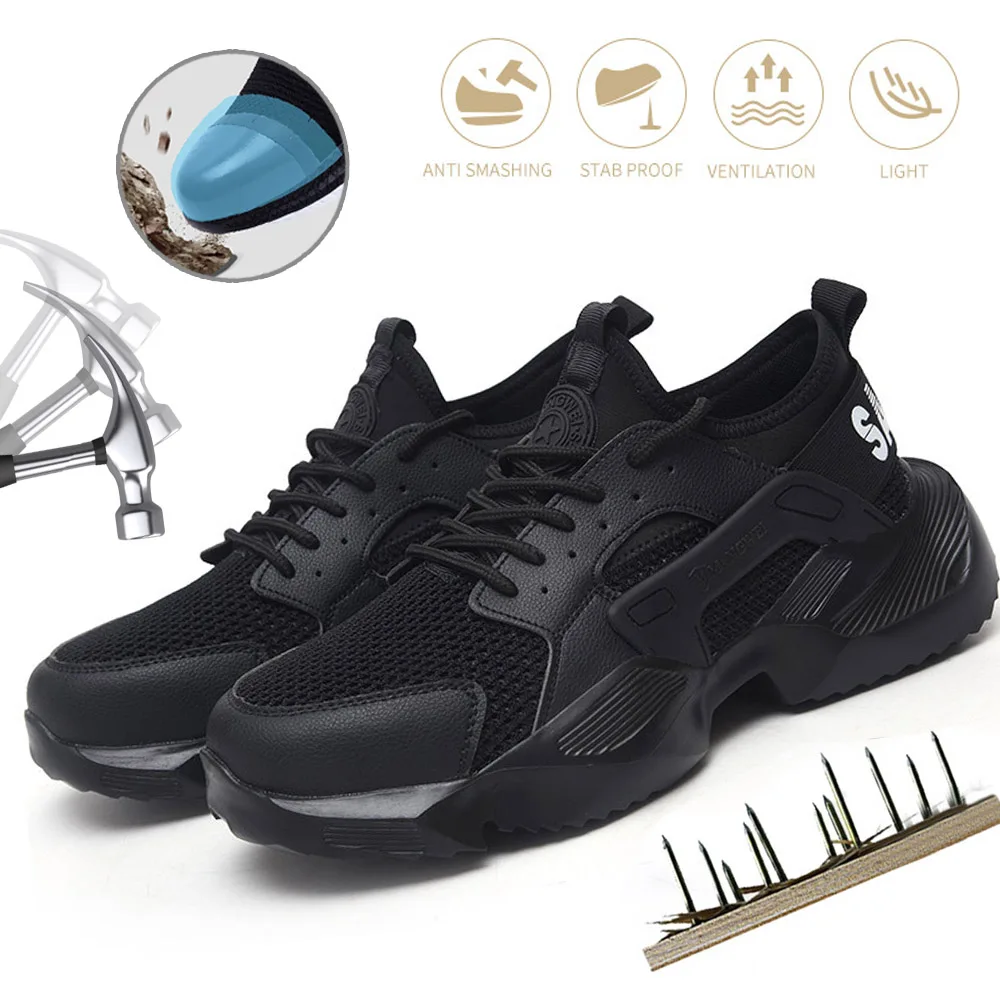 Men Steel Toe Shoes Lightweight Fashion Safety Shoes Breathable Comfortable Safety Work Sneakers Anti-puncture Industrial Shoe
Men Steel Toe Shoes Lightweight Fashion Safety Shoes Breathable Comfortable Safety Work Sneakers Anti-puncture Industrial Shoe