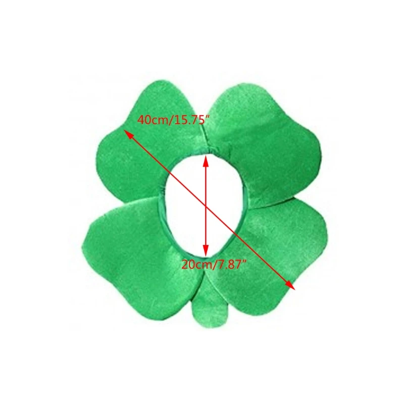 Headgear Saint Patricks Day 4 Leaf Velvet Clover Green Face circle ring Party Cosplay Costume Performance Dress up props
Headgear Saint Patricks Day 4 Leaf Velvet Clover Green Face circle ring Party Cosplay Costume Performance Dress up props