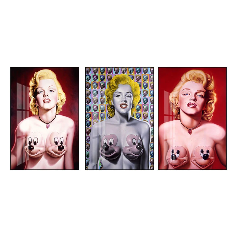 

Vintage Pop Wall Art Marilyn Monroe Posters and Prints Canvas Painting Home Decor Picture Foto For Bedroom LivingRoom Decoration