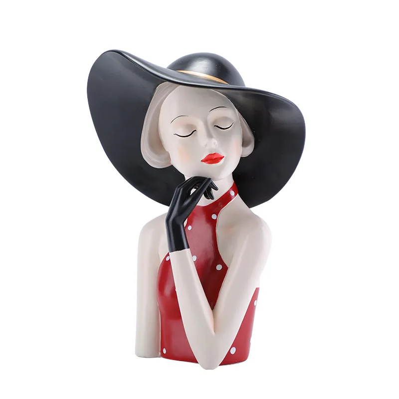 Statue Figurine Sculpture Home Office Table Desktop Decor Ornaments Handmade Fashion girl Rest one's chin Decorative ornaments
Statue Figurine Sculpture Home Office Table Desktop Decor Ornaments Handmade Fashion girl Rest one's chin Decorative ornaments