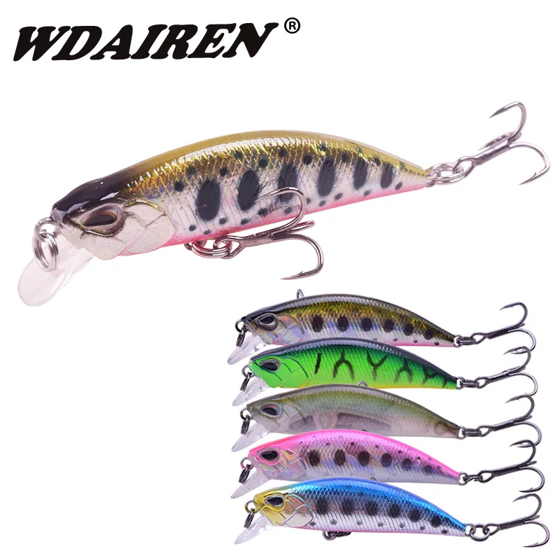 1Pcs 50mm 4.5g 55mm 6g Sinking Minnow Wobblers Lures for Fishing Fixed Weight Trout Fishing Bait Jerkbait Crankbait WD-500
1Pcs 50mm 4.5g 55mm 6g Sinking Minnow Wobblers Lures for Fishing Fixed Weight Trout Fishing Bait Jerkbait Crankbait WD-500