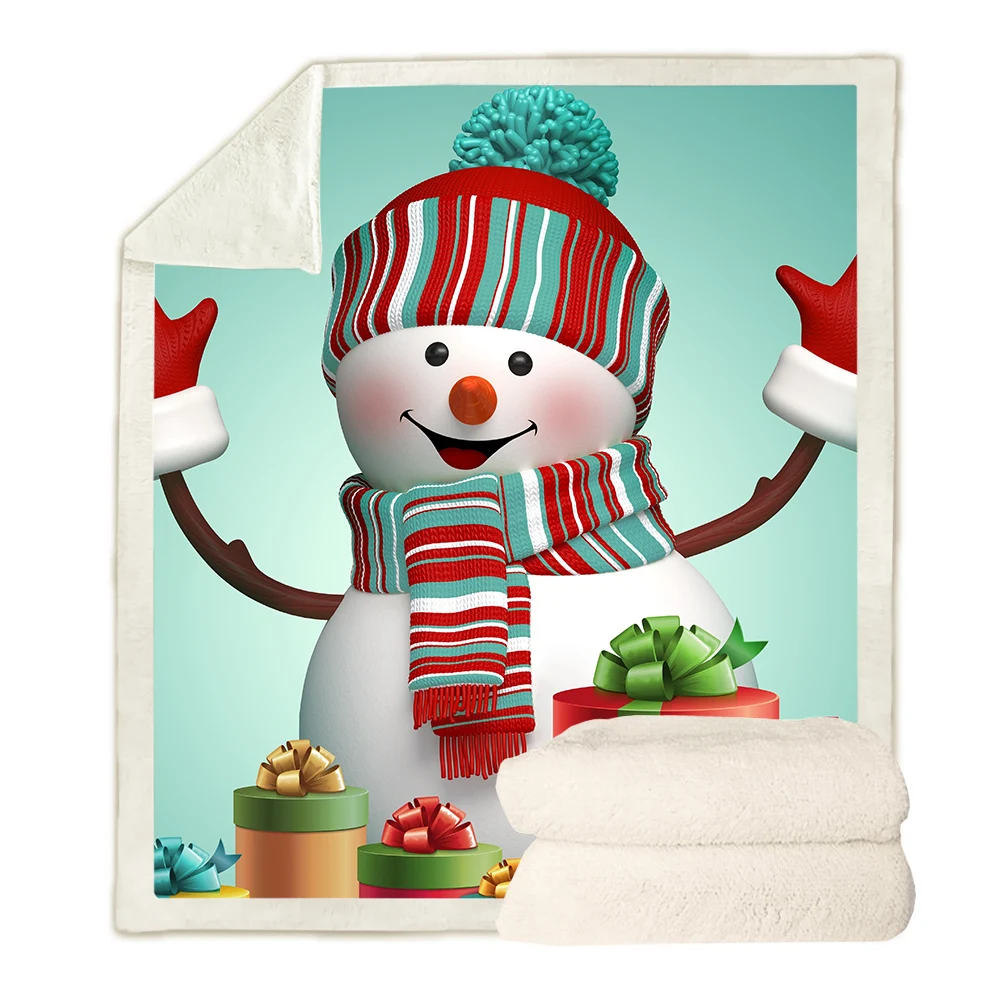 CLOOCL Sofa Travel Youth Bedding Snowman Christmas 3D Print Double Layer Blankets Bedspread for Plush Fashion Blanket Sofa Quilt
CLOOCL Sofa Travel Youth Bedding Snowman Christmas 3D Print Double Layer Blankets Bedspread for Plush Fashion Blanket Sofa Quilt