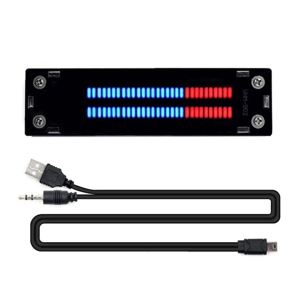 VHM-902 Dual 30 Level Indicator LED Stereo Amplifier Board Music Frenquency Indicator Music Breathing Light Used In Mono Mode
VHM-902 Dual 30 Level Indicator LED Stereo Amplifier Board Music Frenquency Indicator Music Breathing Light Used In Mono Mode