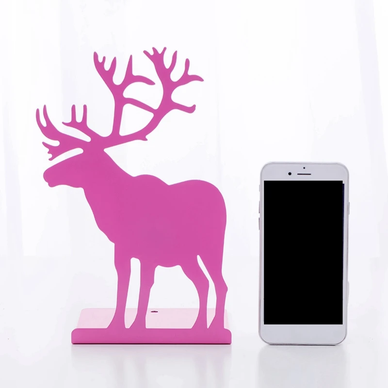Book Holder for Reading Elk Metal Bookends Restoring Ancient Ways Desktop Receive Arrange Bookends for Christmas Gifts
Book Holder for Reading Elk Metal Bookends Restoring Ancient Ways Desktop Receive Arrange Bookends for Christmas Gifts