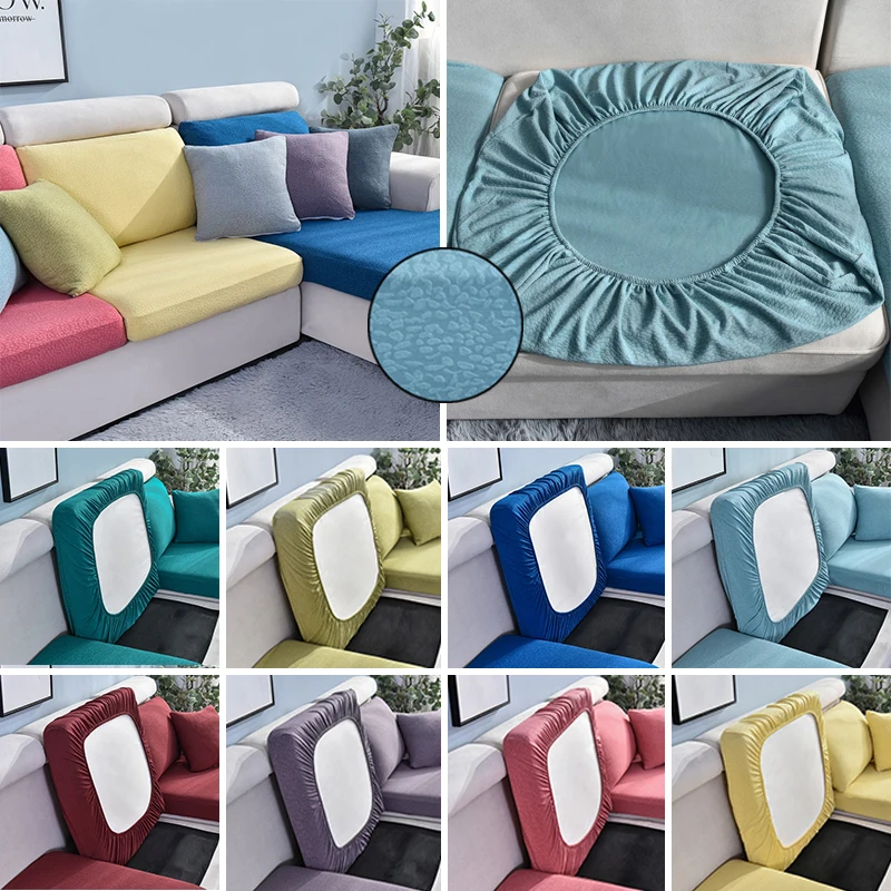 Sofa Cover Seersucker waterproof Solid Cushion Cover Washable Backrest Cover Elastic Seat Cushion Slipcovers Sofa Protector
Sofa Cover Seersucker waterproof Solid Cushion Cover Washable Backrest Cover Elastic Seat Cushion Slipcovers Sofa Protector