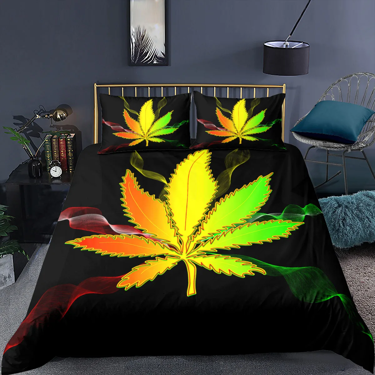 Maple Leaf Print Bedding 2/3pcs Duvet Cover Set Bedroom Decor Plant Quilt Cover (Single/Twin/Double/Full/Queen/King)
Maple Leaf Print Bedding 2/3pcs Duvet Cover Set Bedroom Decor Plant Quilt Cover (Single/Twin/Double/Full/Queen/King)
