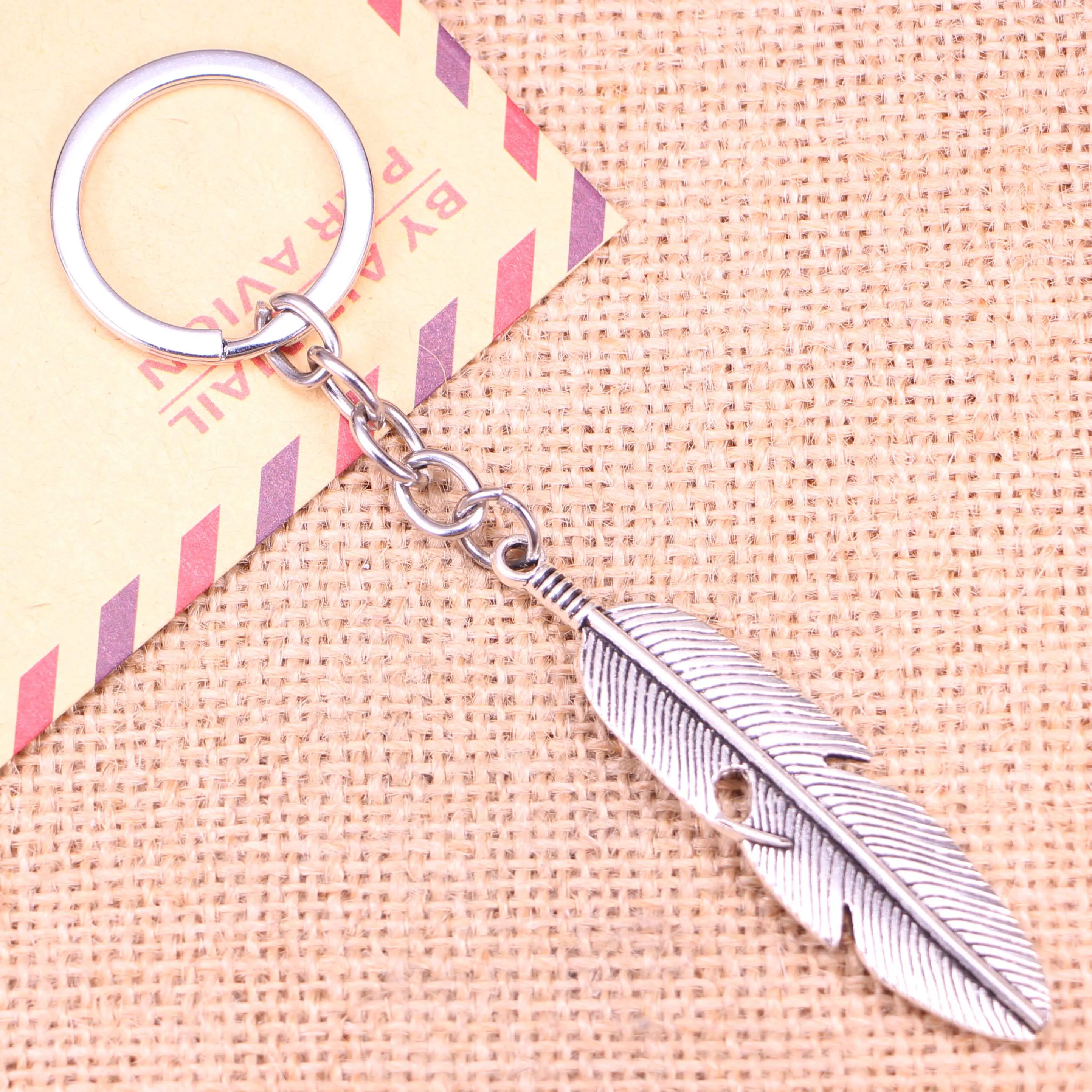 20 штук новая мода брелок 59x16 мм перо Подвески DIY Для мужчин ювелирные изделия, автомобильные брелки с кольцом держатель сувенир для подарка
20 штук новая мода брелок 59x16 мм перо Подвески DIY Для мужчин ювелирные изделия, автомобильные брелки с кольцом держатель сувенир для подарка