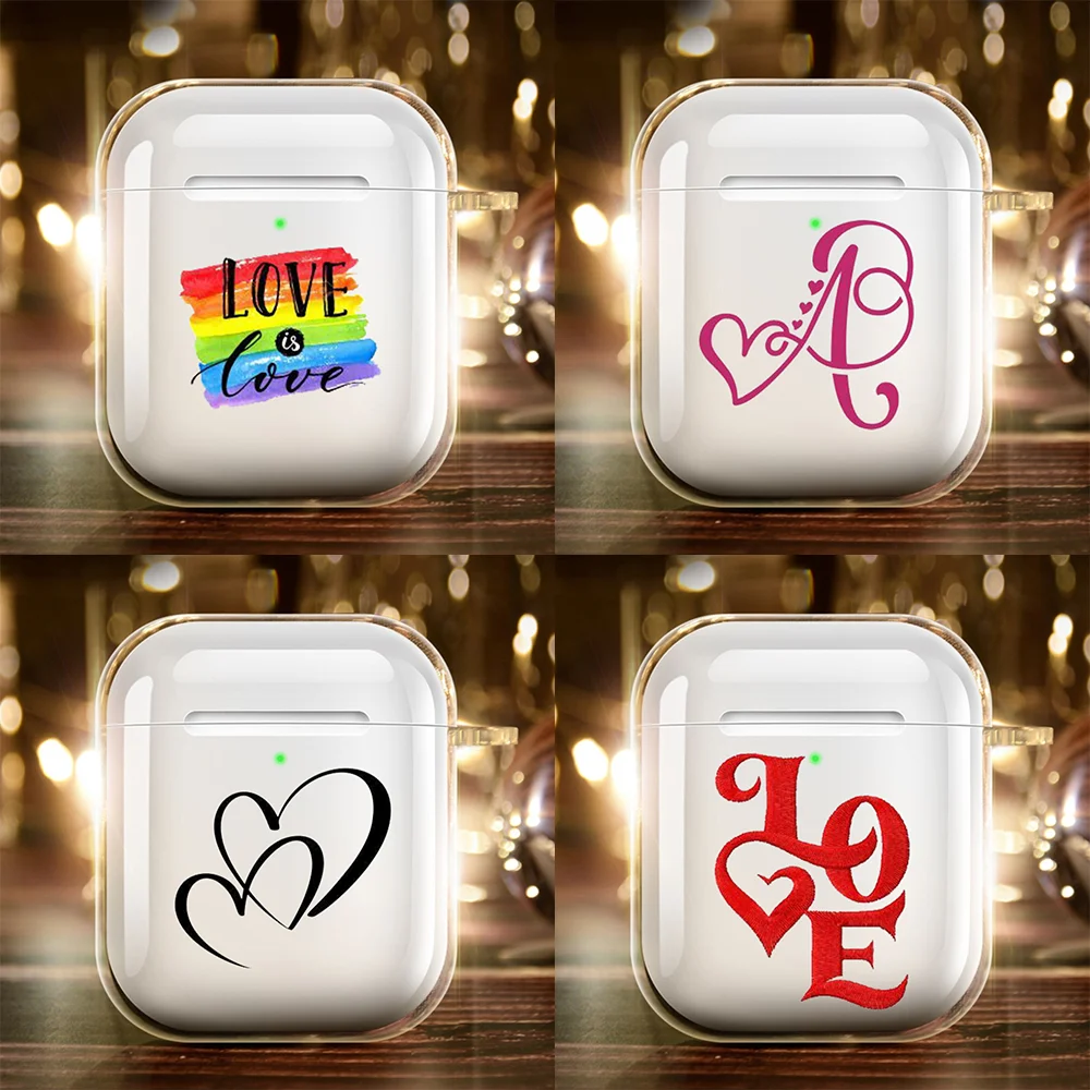 Silicone cover for Airpods 1/2 Earphone Luxury fashion letter love pattern soft Fundas Airpods Case Air Pods Charging Box Bags
Silicone cover for Airpods 1/2 Earphone Luxury fashion letter love pattern soft Fundas Airpods Case Air Pods Charging Box Bags