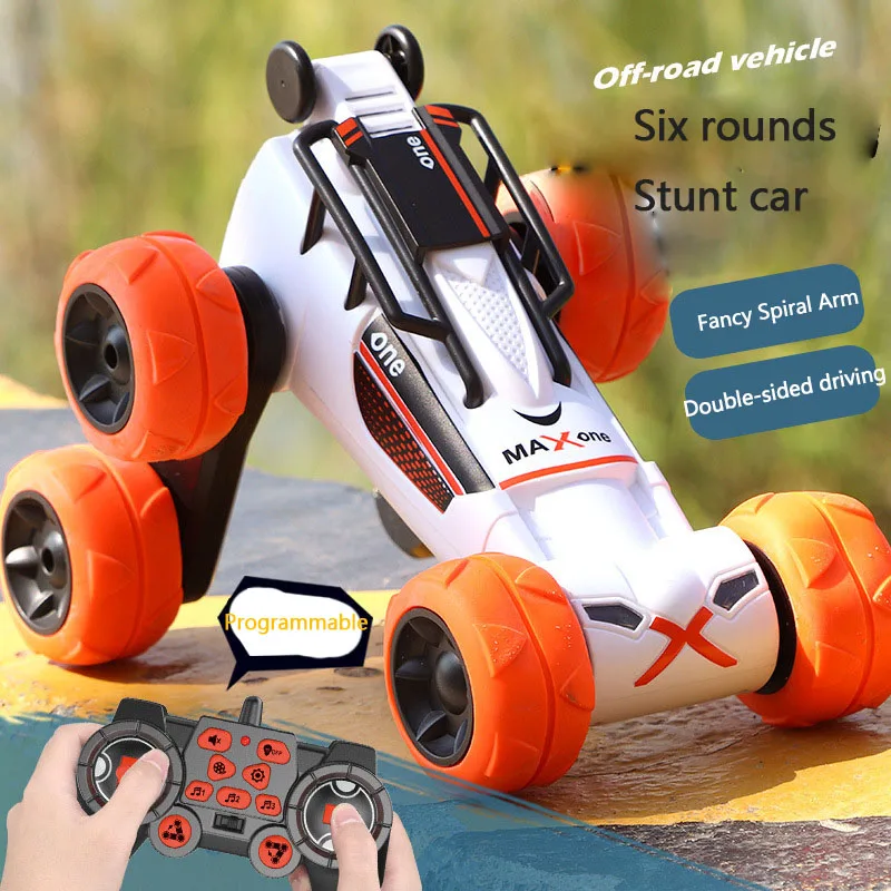 2.4G 6WD RC CAR Charging Led Music DIY Programming Deformed Double Side Remote Control Car Off Road Vehicle Gift for Kids Boy
2.4G 6WD RC CAR Charging Led Music DIY Programming Deformed Double Side Remote Control Car Off Road Vehicle Gift for Kids Boy