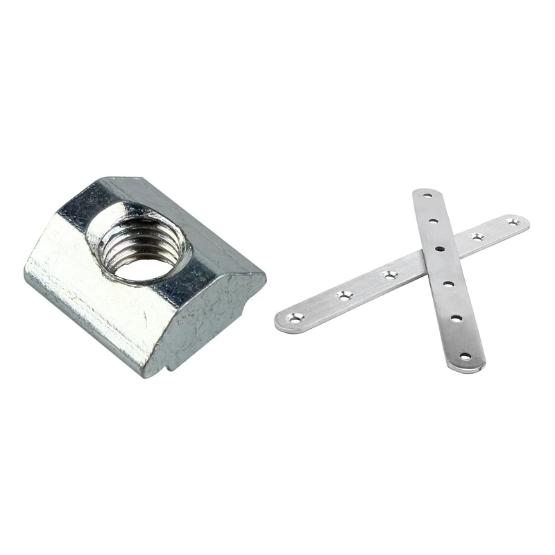 10Pcs T-Slot Aluminum Extrusion 20 Series M5 Hardware Slide In T-Nut & 2 Pcs 195Mm X 20Mm Mending Flat Plate Brackets
10Pcs T-Slot Aluminum Extrusion 20 Series M5 Hardware Slide In T-Nut & 2 Pcs 195Mm X 20Mm Mending Flat Plate Brackets
