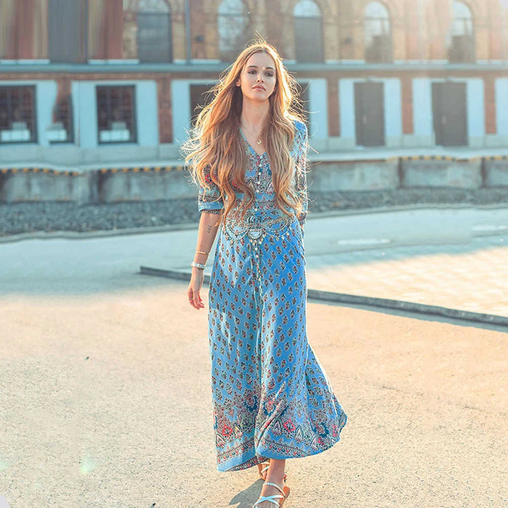 QNPQYX New Casual Summer Dress Women 2021 Elegant Print Long Dresses Female Vintage Sexy V Neck Boho Beach Party Dress Plus Size
QNPQYX New Casual Summer Dress Women 2021 Elegant Print Long Dresses Female Vintage Sexy V Neck Boho Beach Party Dress Plus Size