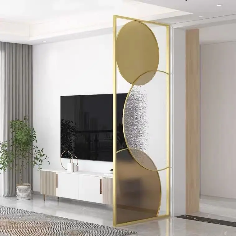 Luxury Stainless Steel Screen, Entrance Partition, Living Room And Bedroom Shelter, Household Metal Glass Screen
Luxury Stainless Steel Screen, Entrance Partition, Living Room And Bedroom Shelter, Household Metal Glass Screen