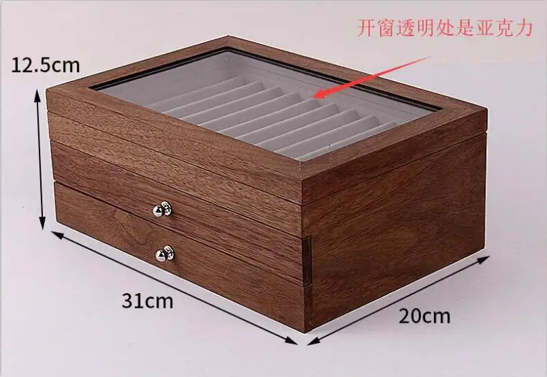 23/34 Slots Rosewood/Walnut Wood Wooden Pen box Pen Fountain Wood Display Case Holder Storage Collector Organizer Box
23/34 Slots Rosewood/Walnut Wood Wooden Pen box Pen Fountain Wood Display Case Holder Storage Collector Organizer Box
