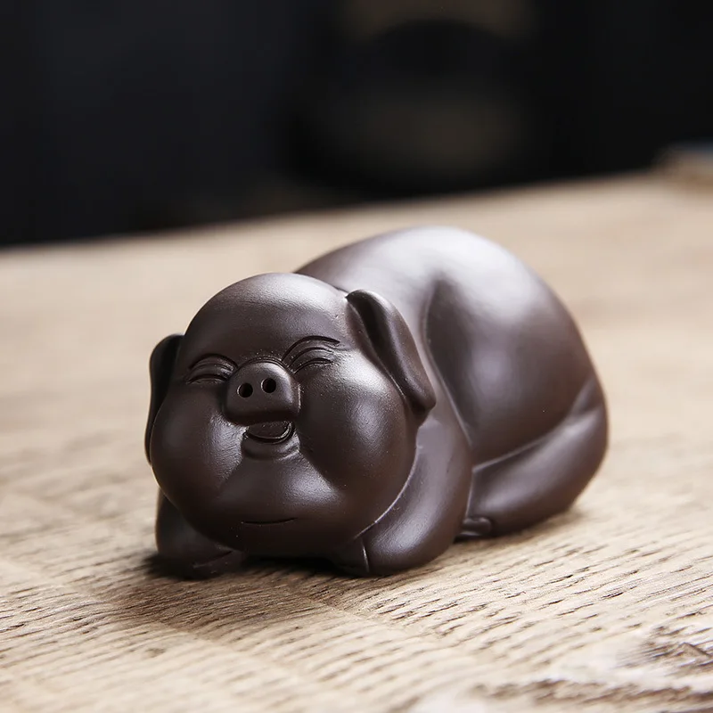 Wholesale Creative Purple Sand Blessing Pig Tea Pet Ornaments Can Keep The Zodiac Pig Tea To Play Tea Ceremony Accessories
Wholesale Creative Purple Sand Blessing Pig Tea Pet Ornaments Can Keep The Zodiac Pig Tea To Play Tea Ceremony Accessories