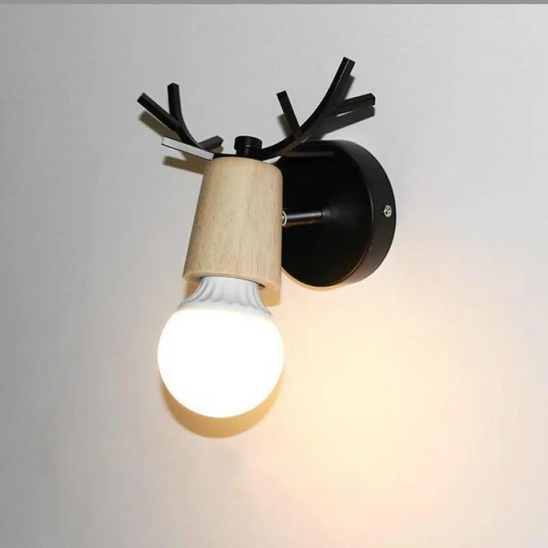 Led Decor Wall Lights Nordic Creative Wall Lamp Bedroom Aisle Bedside Solid Wood Decorative E27 Wall Lamps
Led Decor Wall Lights Nordic Creative Wall Lamp Bedroom Aisle Bedside Solid Wood Decorative E27 Wall Lamps