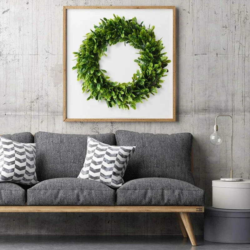 Leaf / Flower Wreath, 17.7 Inch Eucalyptus Wreath Round Wreath Front Door Green Garland Garland For Home Office Wall Christmas W
Leaf / Flower Wreath, 17.7 Inch Eucalyptus Wreath Round Wreath Front Door Green Garland Garland For Home Office Wall Christmas W