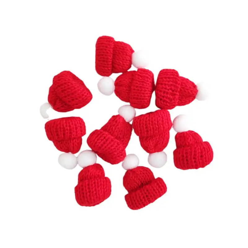 10PCS Halloween Knitted Small Christmas Hat Santa Claus Cap Cute Headdress Party Favors DIY Handmade Accessories Home Decor
10PCS Halloween Knitted Small Christmas Hat Santa Claus Cap Cute Headdress Party Favors DIY Handmade Accessories Home Decor