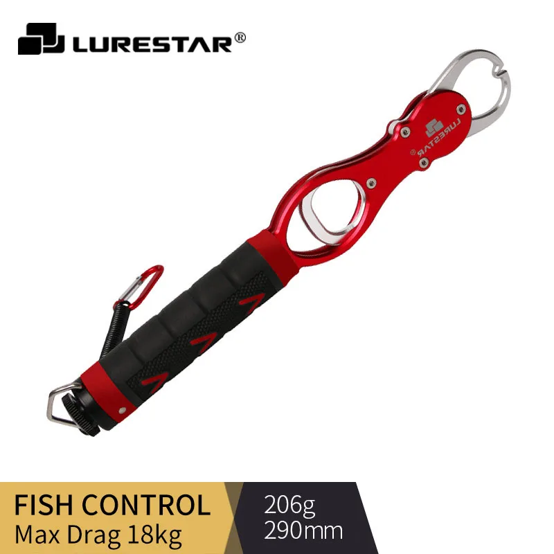 LURESTAR Aluminum Alloy Fish Catching Pliers With Scale 29cm 206g Max Drag18kg Fish Controller Outdoor Fishing Tackles Fish Grip
LURESTAR Aluminum Alloy Fish Catching Pliers With Scale 29cm 206g Max Drag18kg Fish Controller Outdoor Fishing Tackles Fish Grip