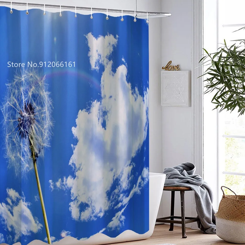 Dandelion Shower Curtain 3D Print Beautiful Landscape Plants Bathroom Curtain Home Textile Bathtub Hanging Curtains Decor
Dandelion Shower Curtain 3D Print Beautiful Landscape Plants Bathroom Curtain Home Textile Bathtub Hanging Curtains Decor