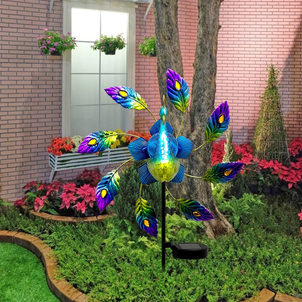 Solar Light LED Solar Light Peacock Waterproof Lawn Stakes Lamps Yard Art Garden Decoration
Solar Light LED Solar Light Peacock Waterproof Lawn Stakes Lamps Yard Art Garden Decoration