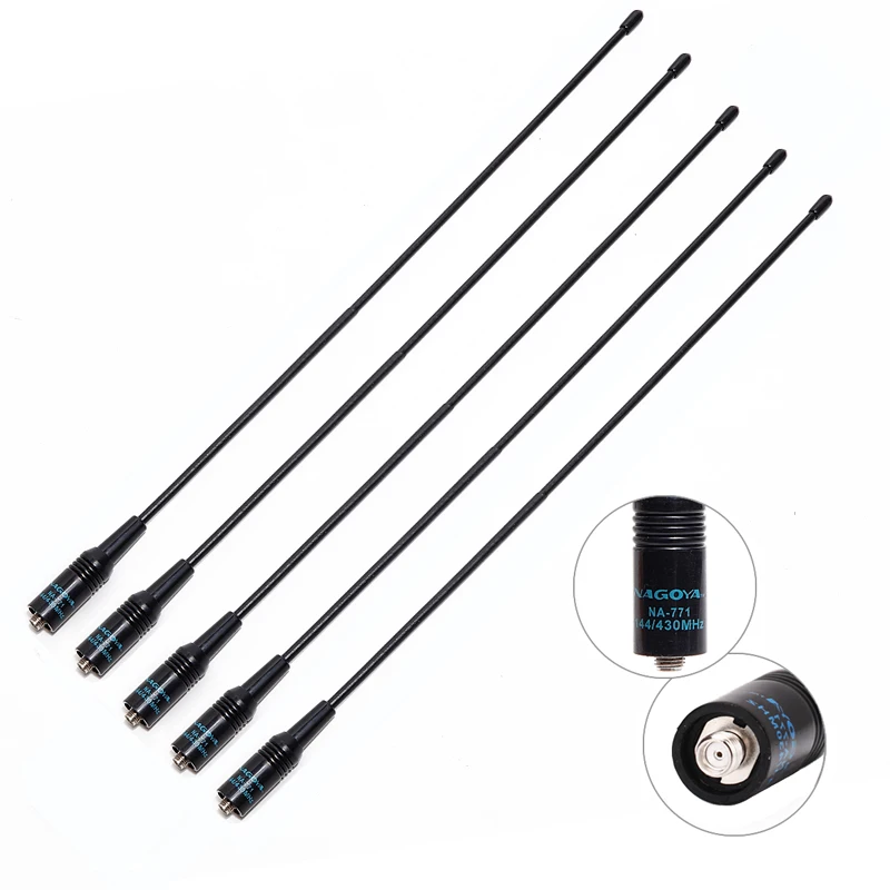 NA-771 SMA Female Antenna VHF/UHF Dual Band 144/430MHz For Baofeng UV-5R UV-82 UV-S9 plus DM-860 Walkie Talkie
NA-771 SMA Female Antenna VHF/UHF Dual Band 144/430MHz For Baofeng UV-5R UV-82 UV-S9 plus DM-860 Walkie Talkie